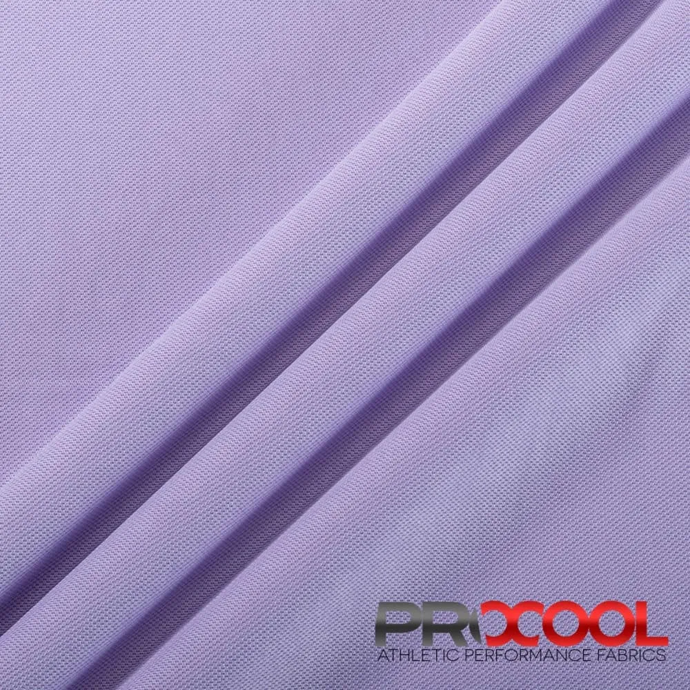 ProCool® Dri-QWick™ Sports Pique Mesh Silver CoolMax Fabric (W-529)