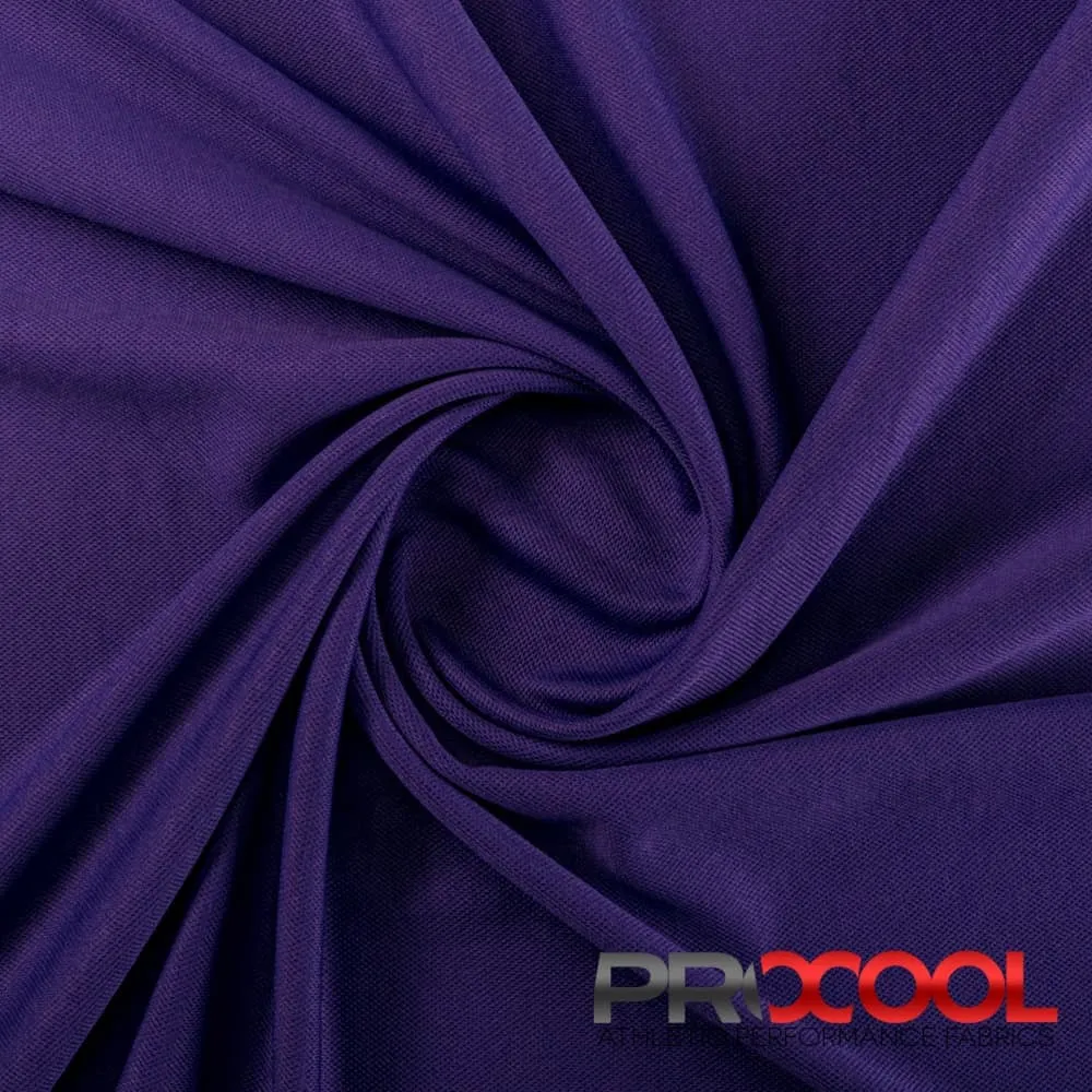 ProCool® Dri-QWick™ Sports Pique Mesh Silver CoolMax Fabric (W-529)