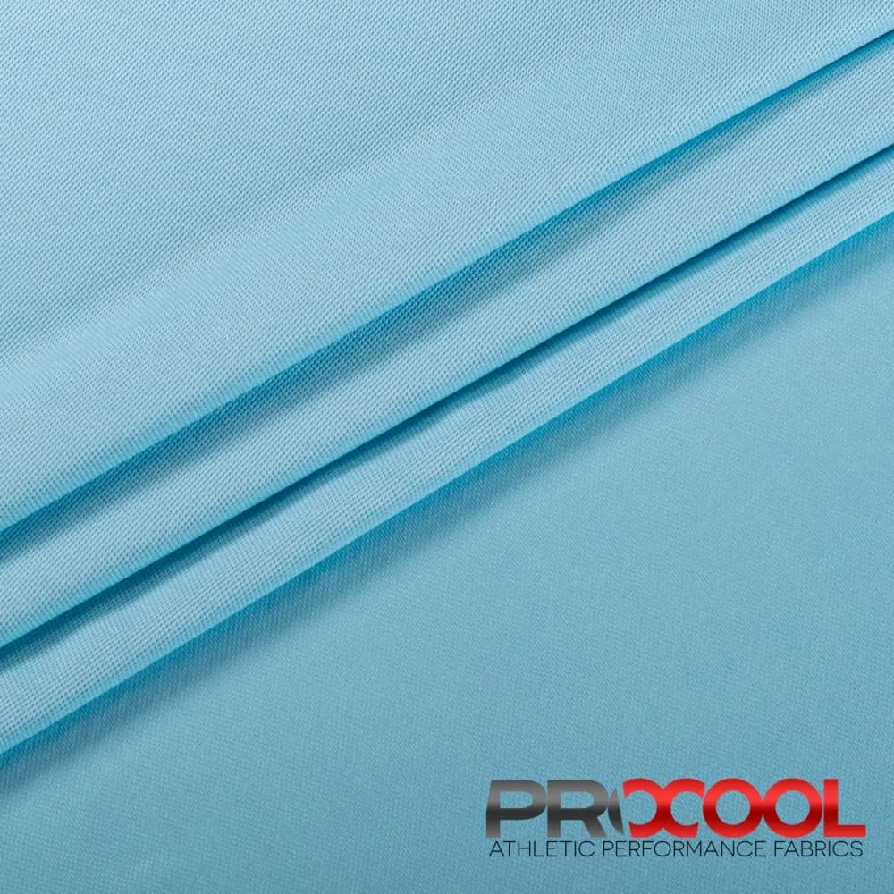 ProCool® Dri-QWick™ Sports Pique Mesh Silver CoolMax Fabric (W-529)