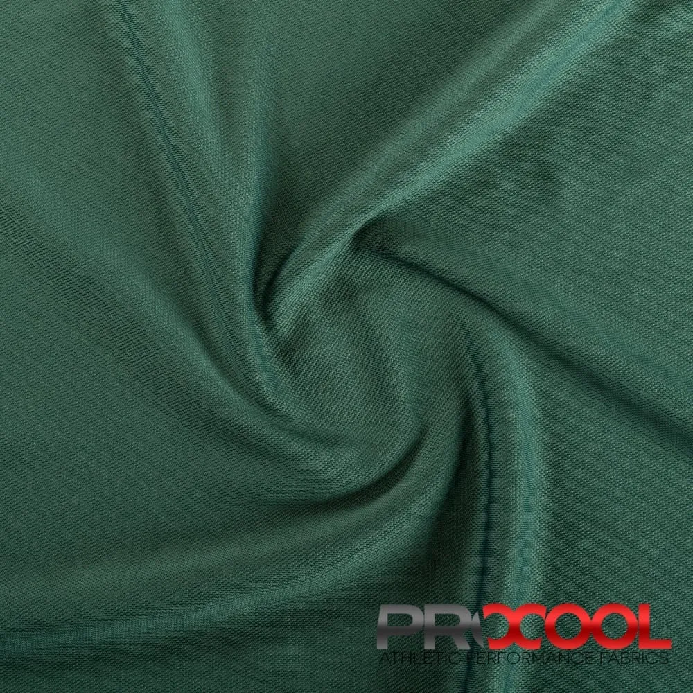 ProCool® Dri-QWick™ Sports Pique Mesh Silver CoolMax Fabric (W-529)