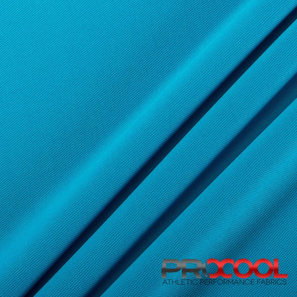 ProCool® Dri-QWick™ Sports Pique Mesh Silver CoolMax Fabric (W-529)