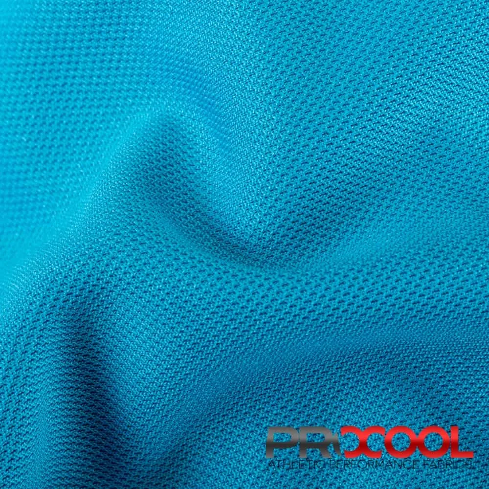 ProCool® Dri-QWick™ Sports Pique Mesh Silver CoolMax Fabric (W-529)