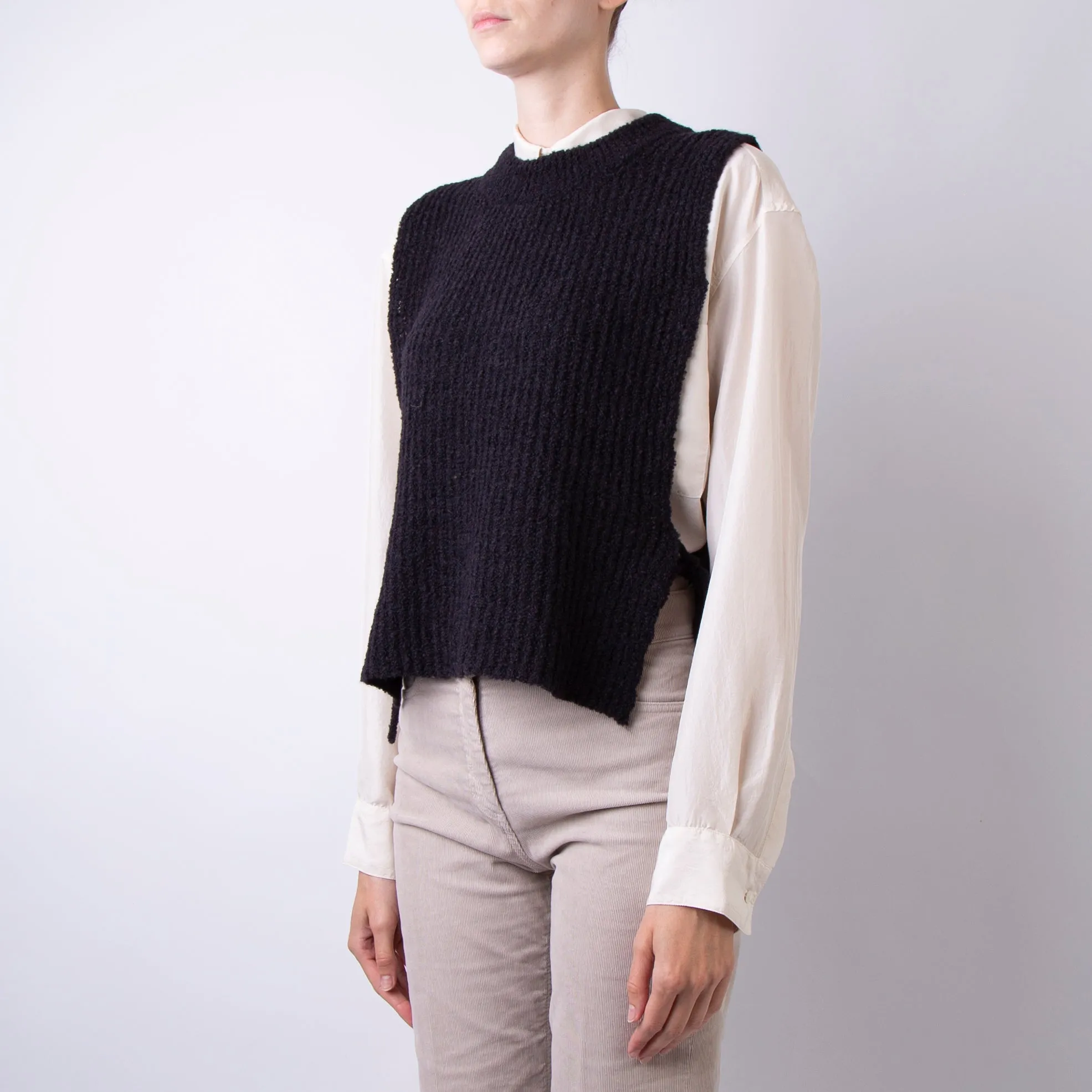 ROBERTO COLLINA SWEATER A18116 09 BLACK