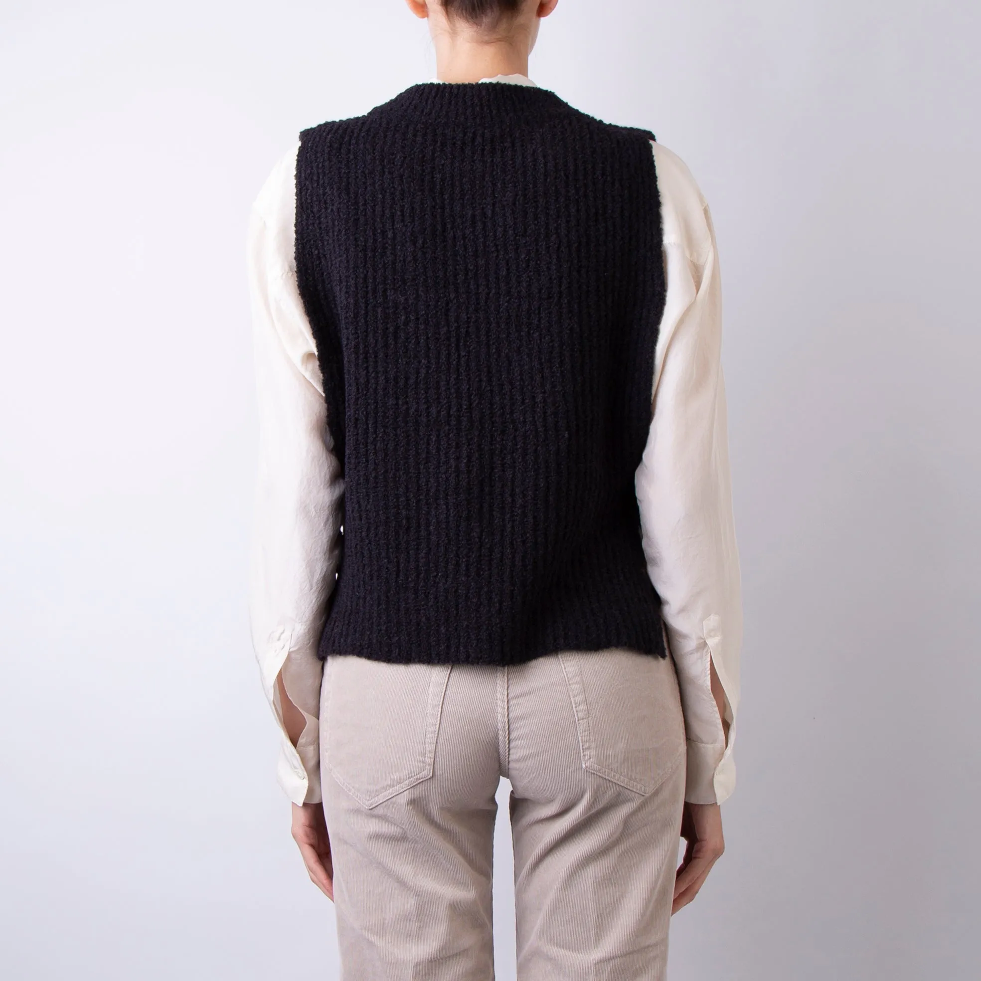 ROBERTO COLLINA SWEATER A18116 09 BLACK