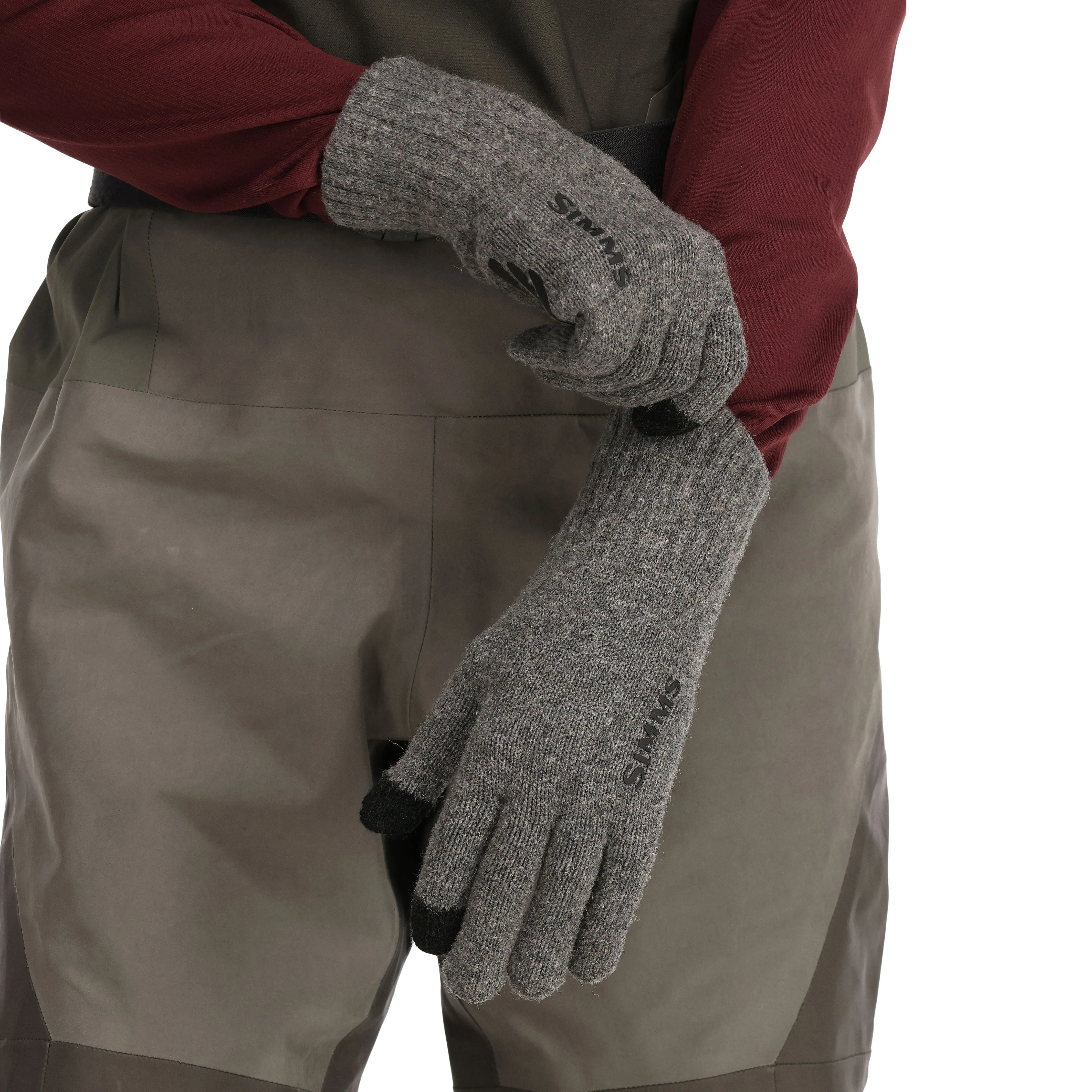 Simms Wool Full Finger Glove