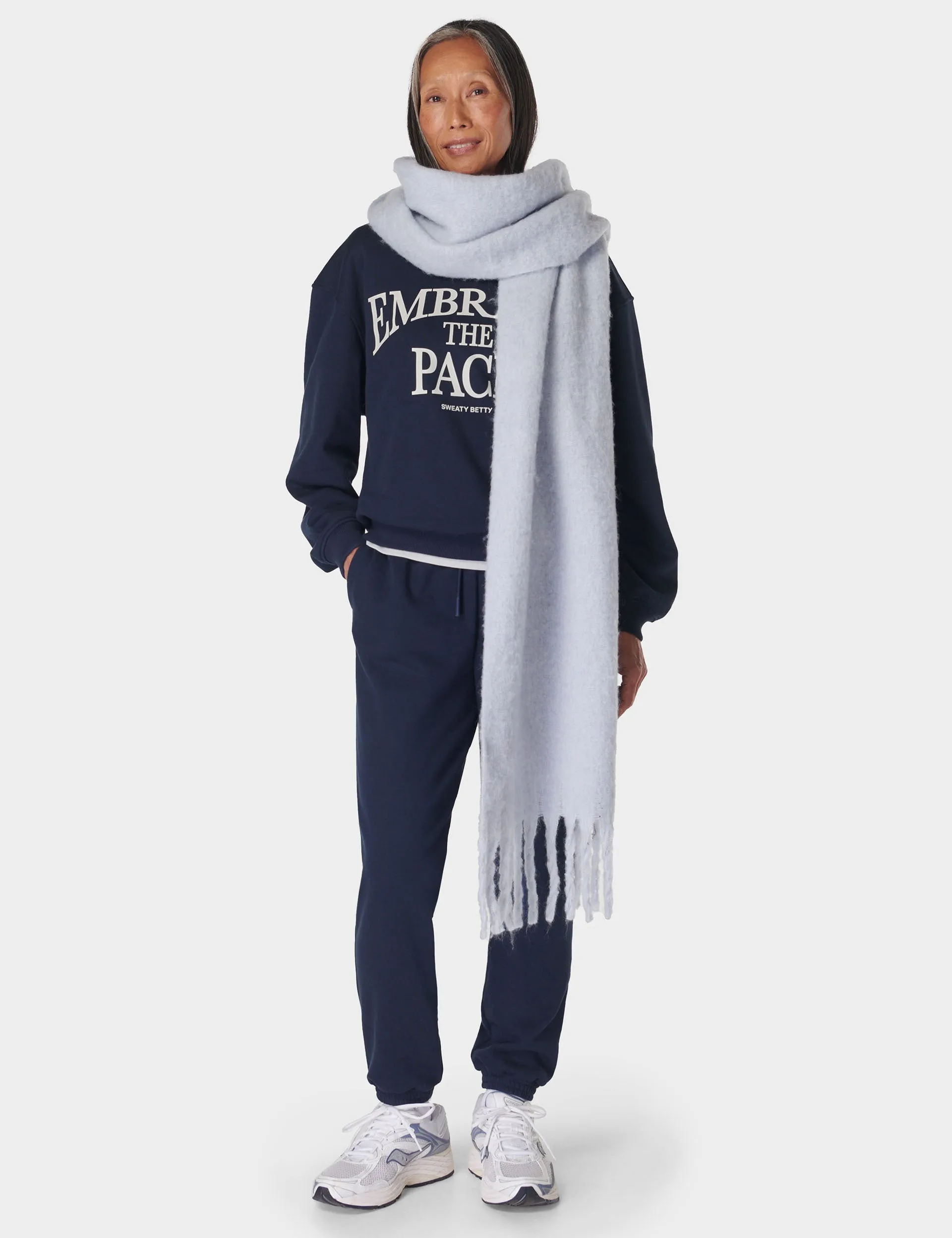 Soft Cloud Scarf - Salt Blue