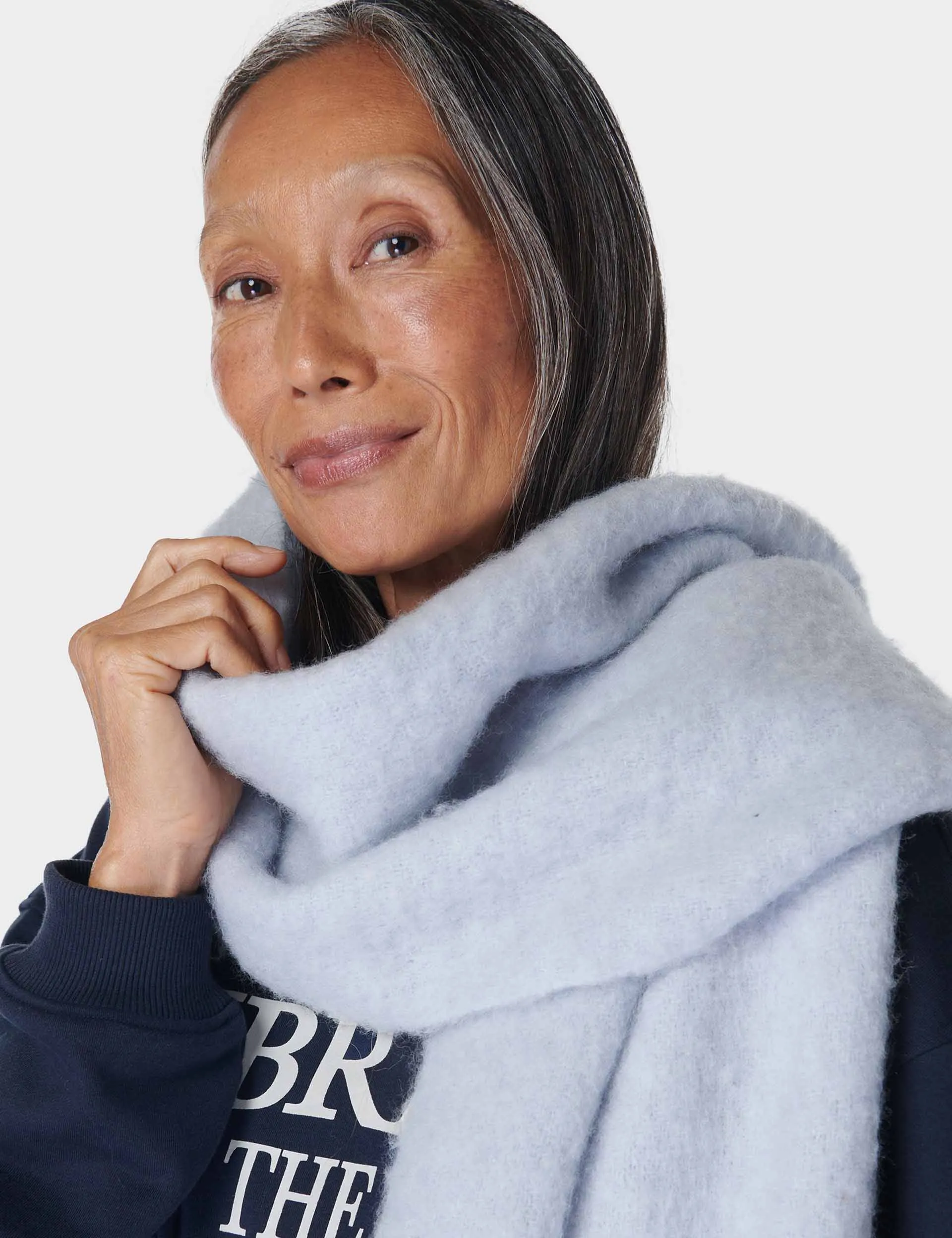 Soft Cloud Scarf - Salt Blue