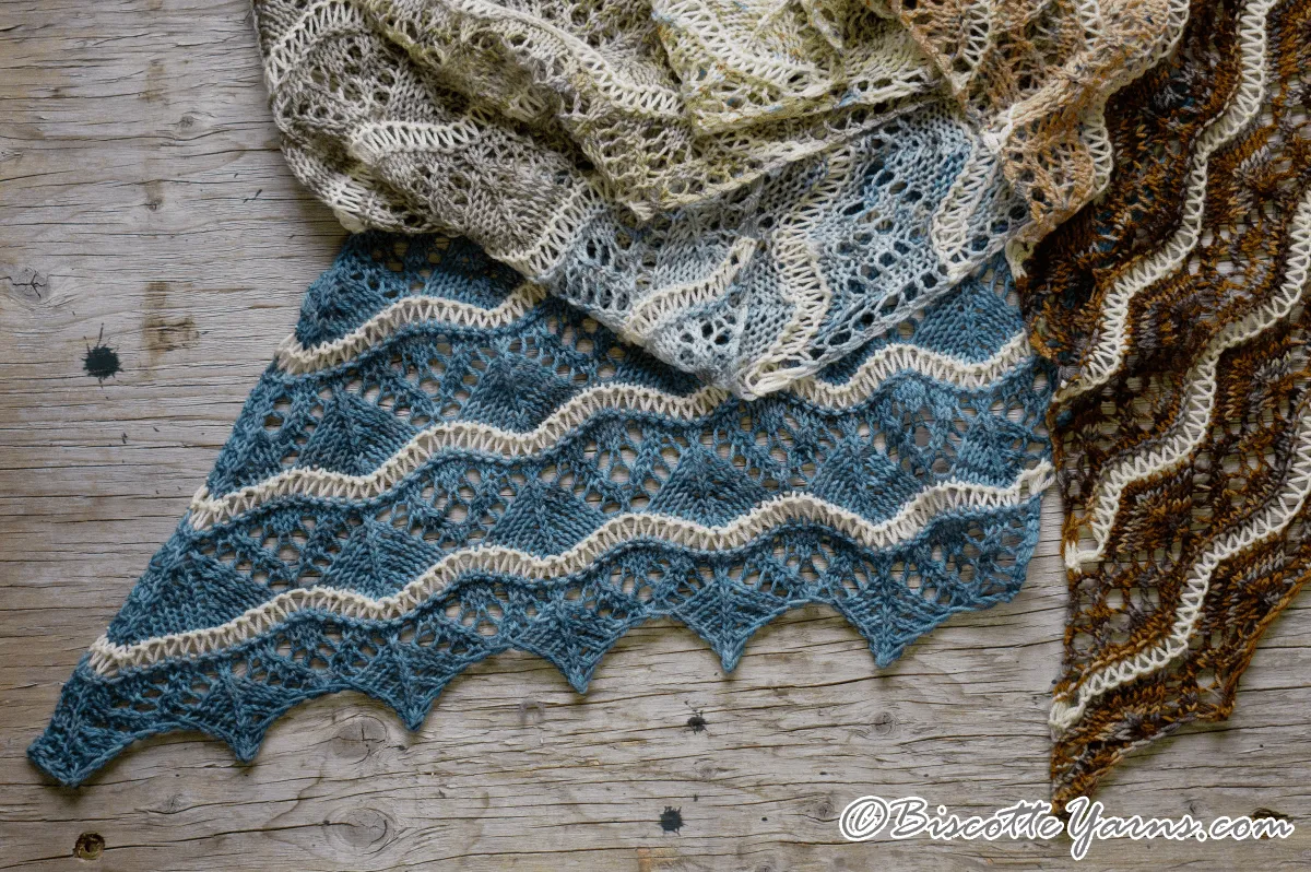 Vague de couleurs Shawl Pattern