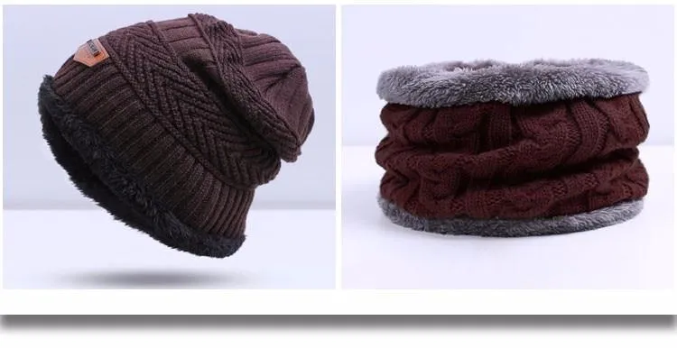 WindWarrior™ Wool Hat and Scarf Winter  Set