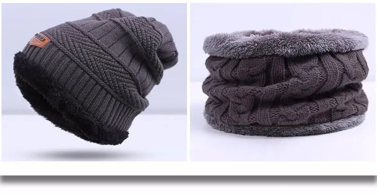 WindWarrior™ Wool Hat and Scarf Winter  Set