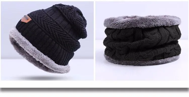 WindWarrior™ Wool Hat and Scarf Winter  Set