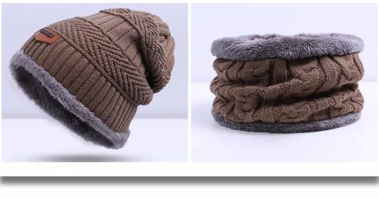 WindWarrior™ Wool Hat and Scarf Winter  Set