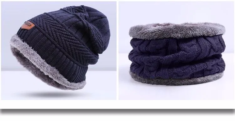 WindWarrior™ Wool Hat and Scarf Winter  Set