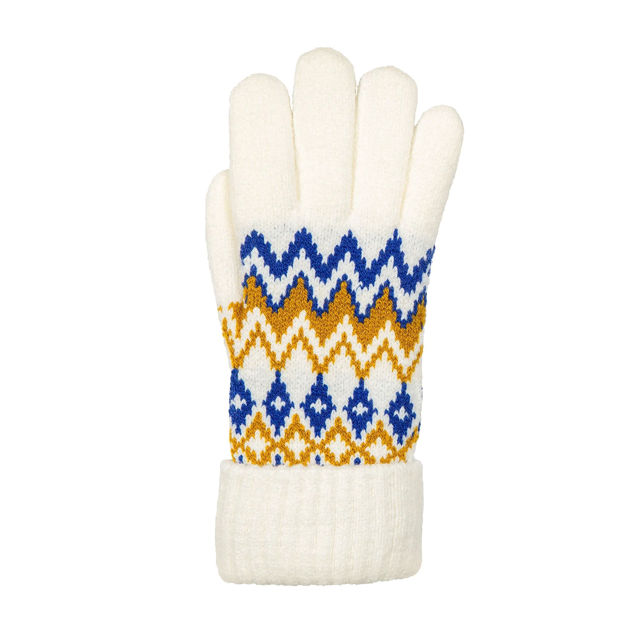 Women’s Jacquard Fair Isle Knitted Gloves